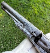 Antique Factory Engraved Colt 1863 Police with Carved Ivory Grips - 4 of 13