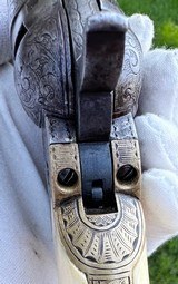 Antique Factory Engraved Colt 1863 Police with Carved Ivory Grips - 5 of 13
