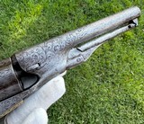 Antique Factory Engraved Colt 1863 Police with Carved Ivory Grips - 11 of 13