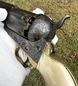 Factory Engraved Colt Model 1851 Navy - 7 of 20