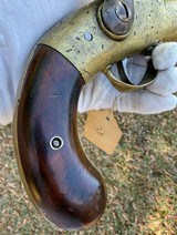 Scarce Civil War Confederate J. and F. Garrett Percussion Pistol - 3 of 13