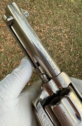 Antique Factory Engraved Colt Single Action Army SAA Revolver - 4 of 20
