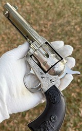 Antique Factory Engraved Colt Single Action Army SAA Revolver - 1 of 20