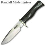 Randall Made Model 28-4.5 Woodsman Black Micarta Handle 4.5