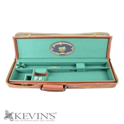 Parker Reproduction Leather Hard Case 26in 20ga Caps - Image 1 of 6