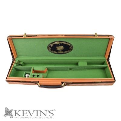 Parker Reproduction 26in Leather Hard Case 20ga Caps - Image 1 of 6