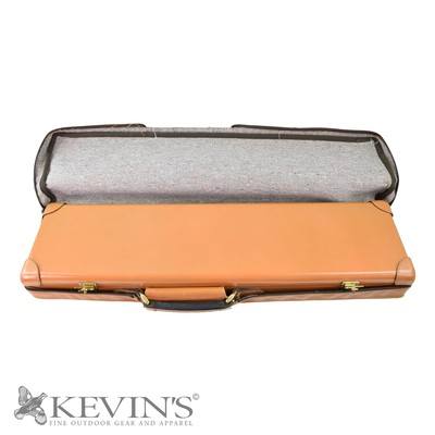 Parker Reproduction 26in Leather Hard Case 20ga Caps - Image 2 of 6