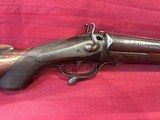 J. Braddell & Son, Belfast 8 Gauge Double Barrel Hammer Shotgun - 1 of 15