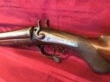 J. Braddell & Son, Belfast 8 Gauge Double Barrel Hammer Shotgun - 7 of 15