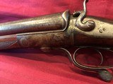 J. Braddell & Son, Belfast 8 Gauge Double Barrel Hammer Shotgun - 9 of 15