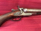 Charles Daly .10 Gauge Hammer Double Barrel Shotgun, Antique - 1 of 15