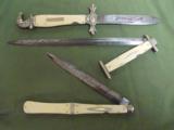Antique folding Bowie knife c.1835, Made by Samuel C. Wragg
- 11 of 12