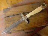 Antique folding Bowie knife c.1835, Made by Samuel C. Wragg
- 3 of 12