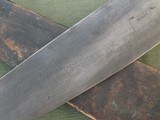 Very unique large fighting knife dates to around 1790's to 1860 - 5 of 12