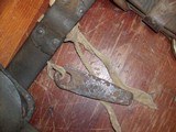 Rare, Confederate,Texas, Civil War antique Bowie knife with original belt rig w/ lone star buckle - 12 of 15