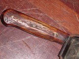 Large Bowie Knife with Blacksmith made Copper Sheath - 6 of 12