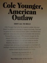 Jesse James & Cole Younger gang - Cole Younger Parole report - Quantrill's Guerrillas - Civil War veterans - 8 of 11