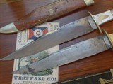 Large, Coffin-Hilt
Antique Bowie knife with scabbard - 10 of 10