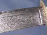 Large, Coffin-Hilt
Antique Bowie knife with scabbard - 8 of 10