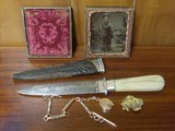 Antique Tintype -"Gentleman Stabber" with Bowie knife - 1 of 7