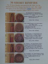 Antique Sharps rimfire .30 handgun/pepperbox w/ original holster. very low ser. # 374. - 7 of 15