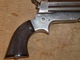 Antique Sharps rimfire .30 handgun/pepperbox w/ original holster. very low ser. # 374. - 14 of 15