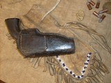 Antique Sharps rimfire .30 handgun/pepperbox w/ original holster. very low ser. # 374. - 4 of 15