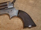 Antique Sharps rimfire .30 handgun/pepperbox w/ original holster. very low ser. # 374. - 13 of 15