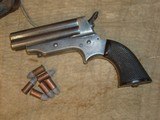 Antique Sharps rimfire .30 handgun/pepperbox w/ original holster. very low ser. # 374. - 6 of 15