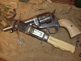 Nimschke engraved Colt SAA .45 with checkered ivory grips manufactured in1876 - 2 of 12
