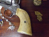Nimschke engraved Colt SAA .45 with checkered ivory grips manufactured in1876 - 4 of 12