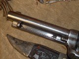 Nimschke engraved Colt SAA .45 with checkered ivory grips manufactured in1876 - 9 of 12