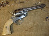 Nimschke engraved Colt SAA .45 with checkered ivory grips manufactured in1876 - 11 of 12