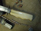 Antique, California Gold Rush Silver Mounted Bowie Knife w/ Original Sheath. - 4 of 10