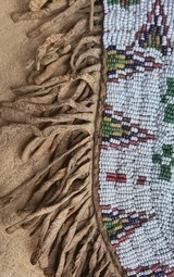 Antique Plains Indian beaded knife sheath. - Image 5 of 14