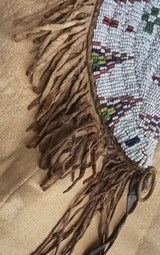 Antique Plains Indian beaded knife sheath. - Image 4 of 14