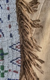 Antique Plains Indian beaded knife sheath. - Image 12 of 14