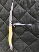 Kabar 1128 USA 2 blade fishing knife with hook sharpener - 3 of 4