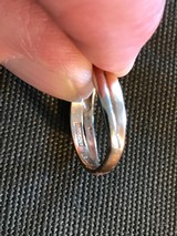 Ladies 2 tone white&yellow 10 K Gold ring with 10 Diamonds - 5 of 9