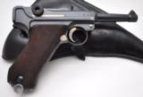 SUPER RARE WW2 NAZI NAVY "O" PROPERTY LUGER 1936 S/42 CODE 9MM PISTOL WITH NAZI NAVY MARKED HOLSTER, COMPLETE RIG! - 2 of 20