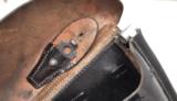 SUPER RARE WW2 NAZI NAVY "O" PROPERTY LUGER 1936 S/42 CODE 9MM PISTOL WITH NAZI NAVY MARKED HOLSTER, COMPLETE RIG! - 6 of 20