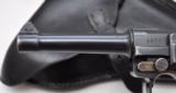 SUPER RARE WW2 NAZI NAVY "O" PROPERTY LUGER 1936 S/42 CODE 9MM PISTOL WITH NAZI NAVY MARKED HOLSTER, COMPLETE RIG! - 7 of 20