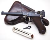 EXTREMELY RARE 1906 COMMERCIAL NAVY LUGER FULL RIG - 1 of 18