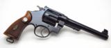 FANTASTIC RARE SMITH & WESSON HAND EJECTOR 2ND MODEL 5 SCREW .44 SPECIAL TARGET REVOLVER, 1925MFG - 2 of 20