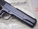 EARLY PRE-WAR COLT NATIONAL MATCH .45ACP W/FACTORY LETTER MANUFACTURED 1932 - 8 of 20