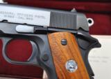 SUPER RARE COLT GENERAL OFFICER'S PISTOL PROTOTYPE 9MM (1 OF 16) W/COLT FACTORY LETTER, WALNUT BOX AND THREE MAGS!!! - 10 of 24