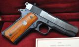 SUPER RARE COLT GENERAL OFFICER'S PISTOL PROTOTYPE 9MM (1 OF 16) W/COLT FACTORY LETTER, WALNUT BOX AND THREE MAGS!!! - 4 of 24