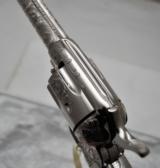 GORGEOUS COLT CUSTOM SHOP SINGLE ACTION ARMY NICKEL .45 REVOLVER TYPE B ENGRAVED WITH IVORY GRIPS UNTURNED! NEW IN BOX! - 12 of 24