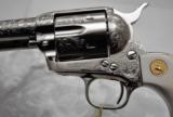 GORGEOUS COLT CUSTOM SHOP SINGLE ACTION ARMY NICKEL .45 REVOLVER TYPE B ENGRAVED WITH IVORY GRIPS UNTURNED! NEW IN BOX! - 9 of 24