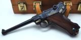 EXTREMELY RARE MAUSER NAVY GERMAN LUGER 9MM (ONLY 10 EVER IMPORTED) W/MAUSER CASE, TWO MAGS, TEST TARGET, MANUAL AND OTHER ACCESSORIES!! - 8 of 23